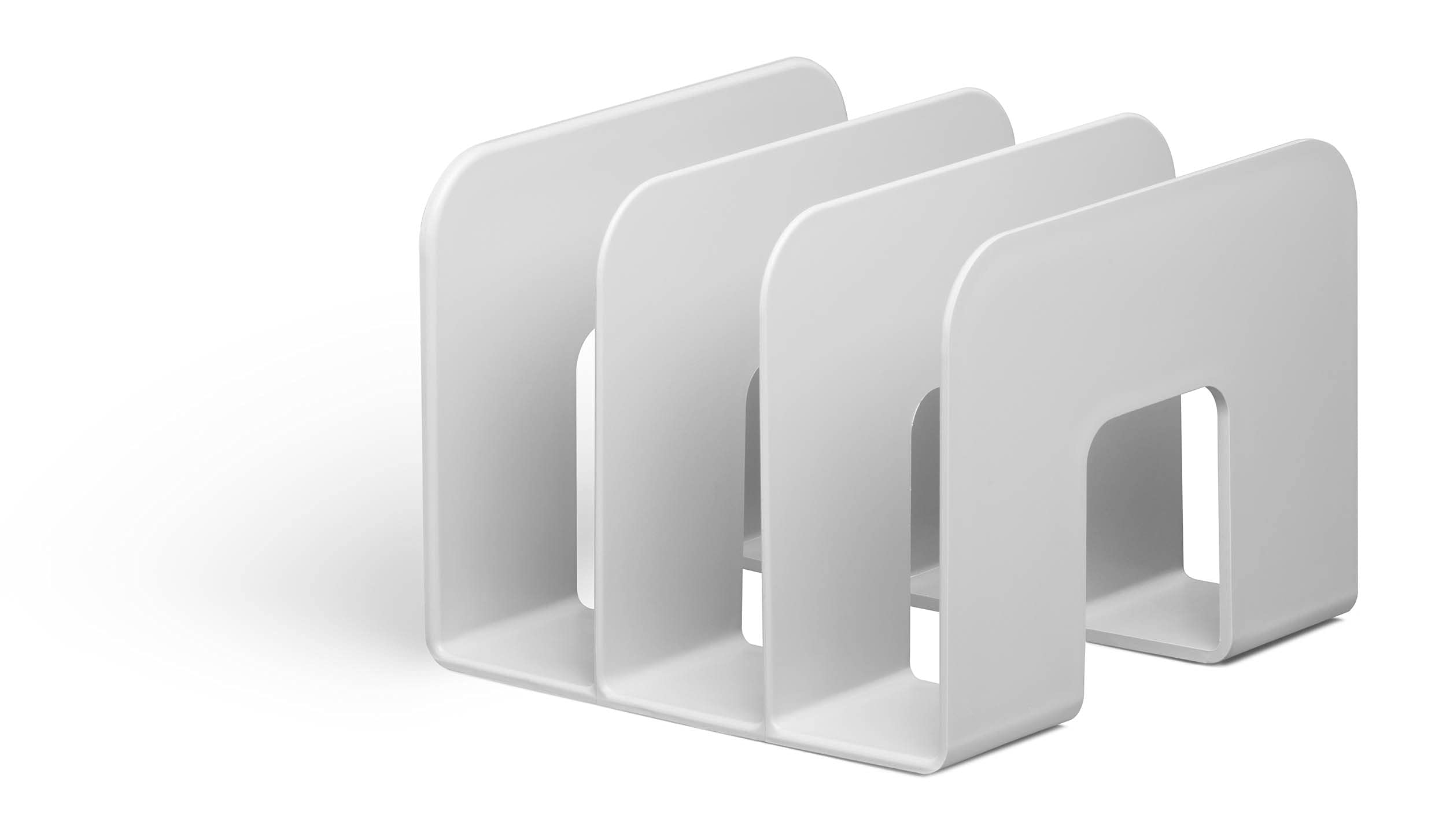 Durable ECO Recycled Plastic Magazine Stand Desk File Holder - 2 Pack
