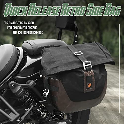 Bolsa lateral para motocicleta tipo saddlebag rápida miniatura 5