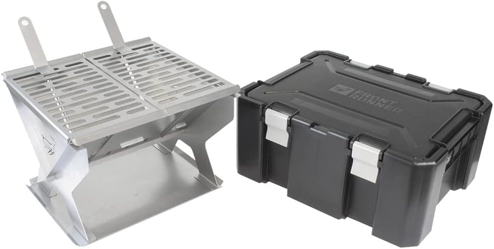 Front Runner Box Braai/BBQ Grill & Wolf Pack Pro Kit