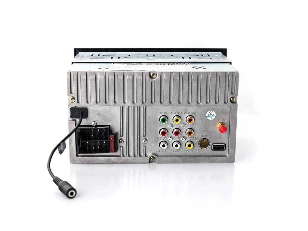 Caliber Autoradio - Radio Bluetooth Voiture - Radio FM - AUX - SD - Écran Tactile - Mirrorlink - Noir - 2 Din