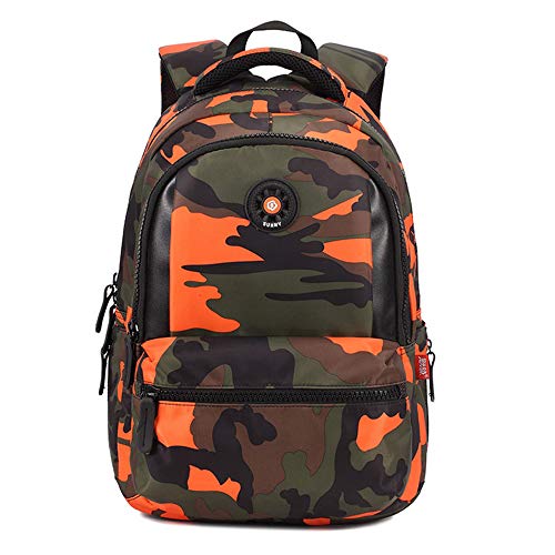Bolso Escolar de Camuflaje para niños de Gran Capacidad a Prueba de Agua Colegio Viento