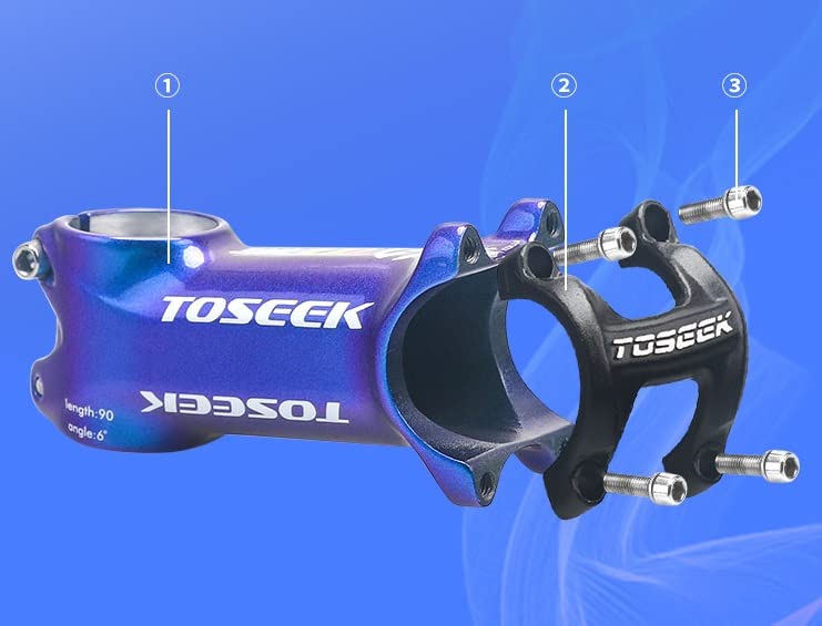 Amazon.co.jp: TOSEEKステム アルミステム ロードバイクステム