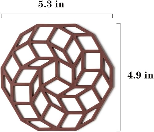 Miniatura 6 de 3 piezas de salvamanteles de silicona multiusos tallados salvamanteles tapete aislado antideslizante duradero tapetes de cocina para platos