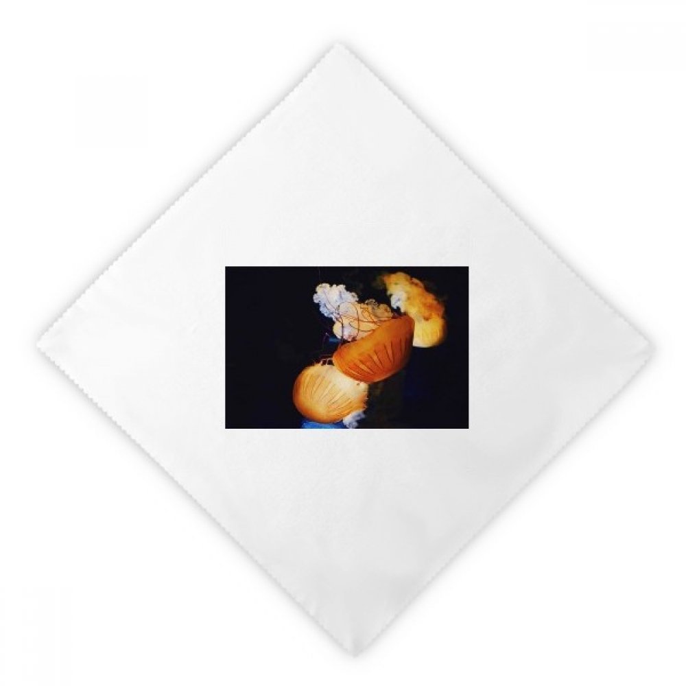 Serviettes en tissu méduses tropicales lavables pour en finir avec le papier jetable