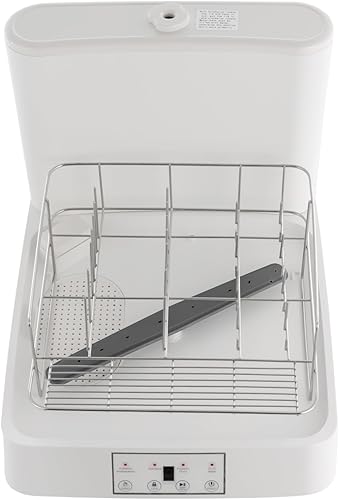 Miniatura 5 de Lavavajillas para encimera, 110 V, 800 W, portátil, automático, con tanque y control táctil, para el hogar, compacto, 3 programas de lavado,