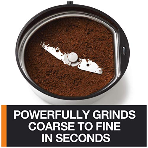 Krups-Stainless-Steel-Black-Fast-Touch-Oval-Electric-Spice-And-Coffee-Grinder-With-Free-Cleaning-Brush