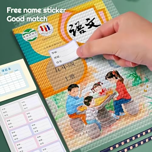 Image of Transparent Paper Book Cover - 30 Pcs Self Adhesive Waterproof Clear Protective Sheets - Easy Peel & Stick Book Covers for School, College & Office Use (Transparent)