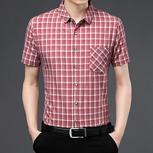 Chemise hawaïenne à séchage rapide en coton respirant pour homme look vintage d'été