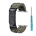 XUANTAI Paracord Apple Watch Band Compatible with 42mm and 44mm Apple Watch, Survival Gear Paracord Band with Leather Adjustable Shackle