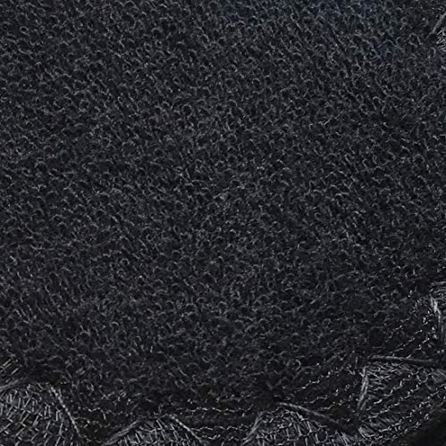 Happystep Terry Insoles, Barefoot Shoe Inserts, Washable and Reusable, 2 Pairs of Black (Women Size 8)