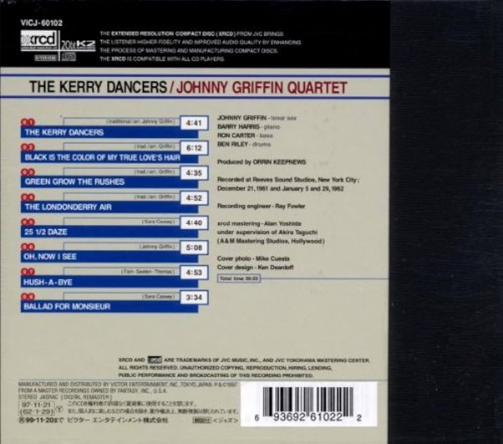 GRIFFIN,JOHNNY - The Kerry Dancers - Amazon.com Music