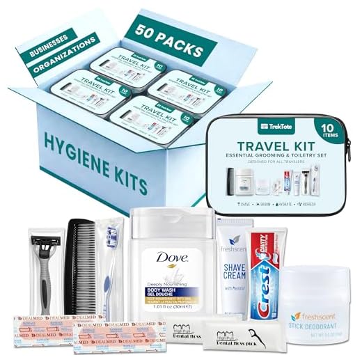 Trektote 50 Pack Hygiene Kit for Everyone