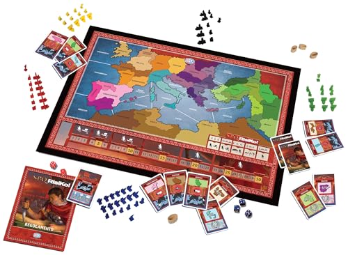 Éditrice Jeux Spqrisiko Jeu de Table. Le Jeu De Stratégie Le Plus Joué en Italie Situé dans 'Ancien Empire Romain À partir de Auparavant 6053992 - vue 2
