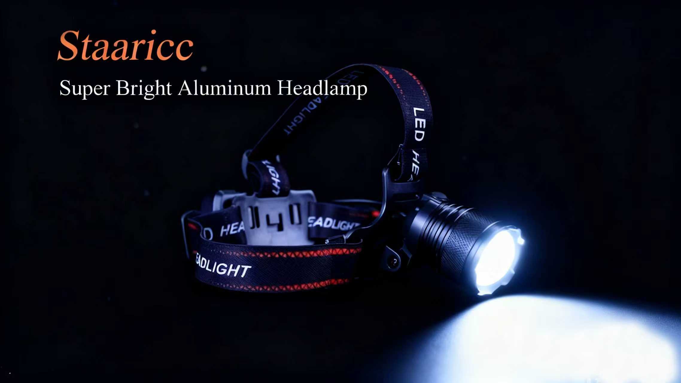 Amazon.com : Staaricc Super Bright Aluminum Headlamp, Rechargeable