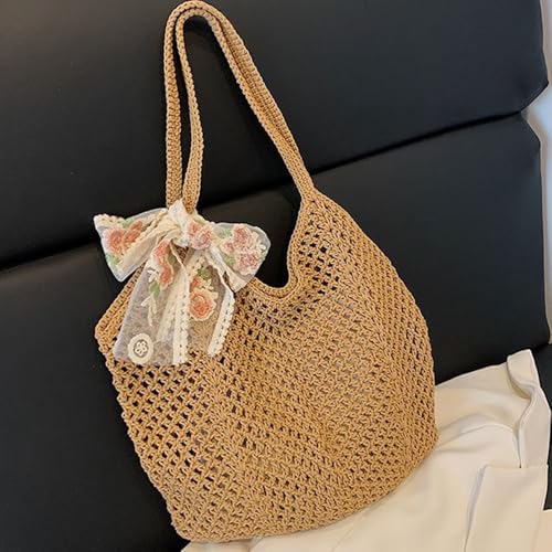 Bolsa Tote de Crochet para Mujer miniatura 7