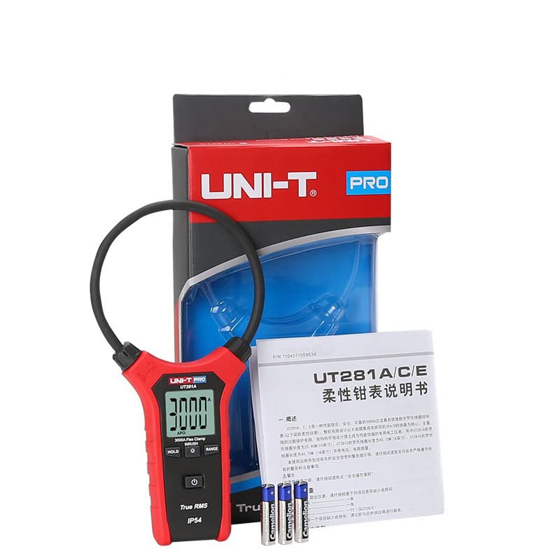 UNI-T UT281C Medidor de Pinza Flexible Digital AC 3000A Multímetro Manual con Luz de Fondo miniatura 1