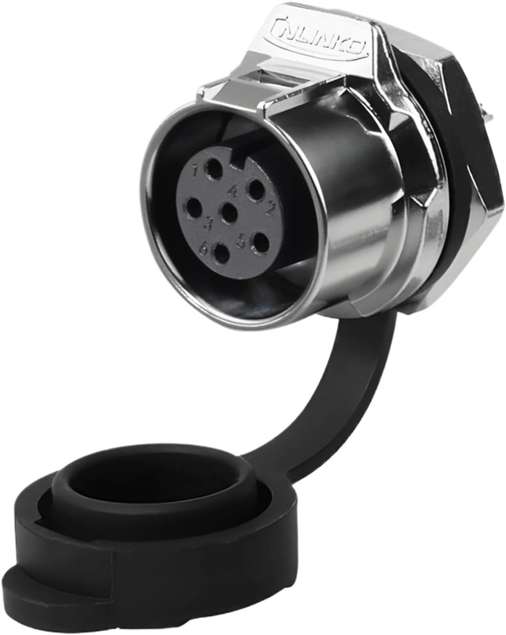 6-pin electrical connector L-type welding cable(Plug Only)