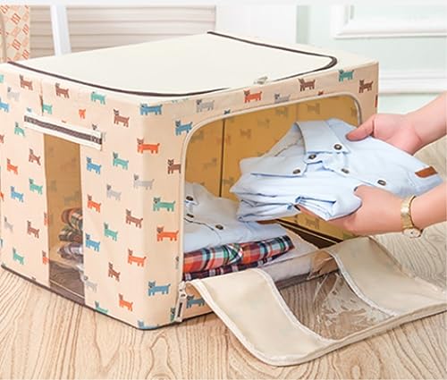 Caja de almacenamiento de ropa plegable contra el desorden diario 6