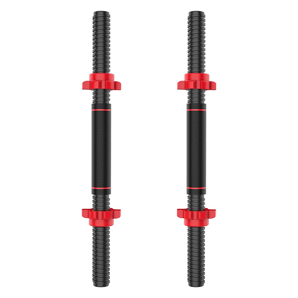 Buy PINROYAL 1 Inch Adjustable Dumbbell Bars 18inch/ 20inch, NonSlip