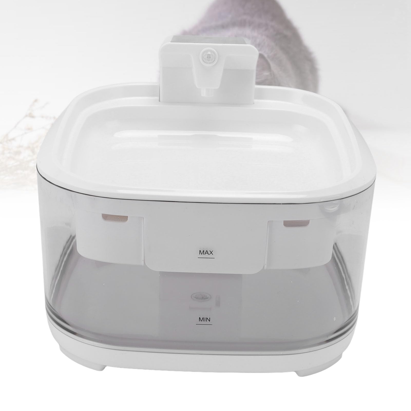 Generic Fuente para Gatos Dispensador de Agua Funcionamiento Silencioso Ciclo Automático Filtración Fuente de Agua para Mascotas para Perros Componentes Electrónicos de Plástico de 4,5 L Blanco y