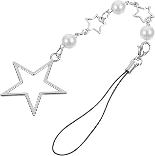 PartyKindom Cordão Capa De Telefone Pulseira De Encantos De Telefone Para Telefone Kawaii Charme De Telefone Alça De Charme De Telefone Para Mulheres Estrela Telefone Charme Bolsa Charme