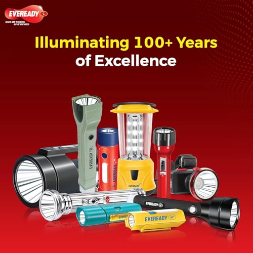 Image of Eveready Headlamp DL89, Rechargeable 1W Led Emergency Head Light Torch, 90 Tilt, Easy to Mount (Can Be Worn Without A Helmet), Type-B /Micro-USB Fast Charging, Powered By Li-Ion Battery, Pack of 2