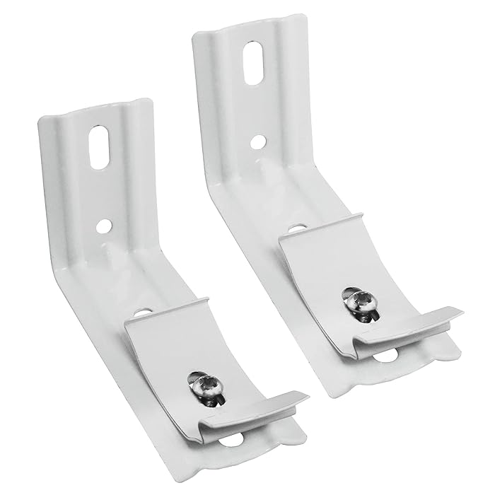 Buy ZZLZX 1Pair 2PCS 1 1/2 Inch Vertical Blind Wall Mount C Clamp