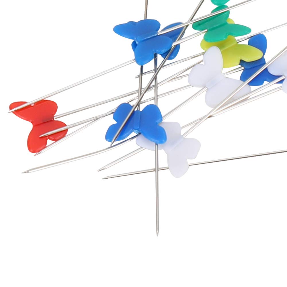 Premium 450 Hand Sewing Pins, Bright Colors, DIY Crafts, Sewing Decor for Prom, Wedding, Graduation Ceremony with Combination Suitable for Clothing Cutting