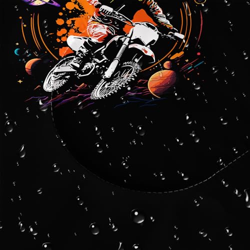 Bolsa de dormir HOSIMA para camping y actividades al aire libre, patrón de motocicleta, color negro, tamaño 90 pulgadas por 32 pulgadas, capacidad individual. miniatura 4