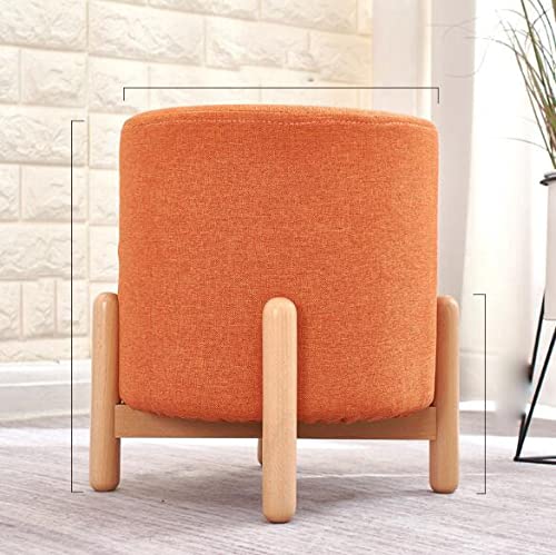 Ottomane moderne tabourets ronds lstered Ottomane pour vivre Rome canapé chaises en tissu repose-pieds Ottomane étoile de lumière
