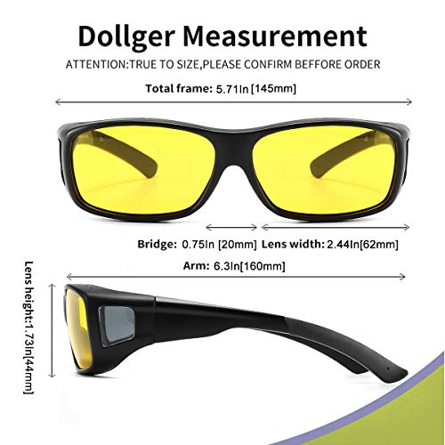Dollger polarized night driving glasses Clearance