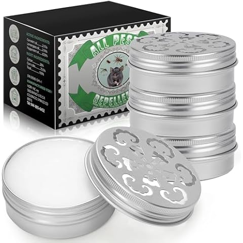 4 Pack Peppermint Oil to Repel Raccoons and Skunks, Skunk Repellent for Yard, Skunk Repellent Keeping Raccoons Out of House Garages, Human Pet Dog Plant Safe Cover