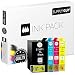 Produktbild SupplyGuy 4 XL Druckerpatronen kompatibel mit Epson 34XL passend für WF-3700 WF-3720dw WF-3720dwf WF-3720 WF-3725dwf