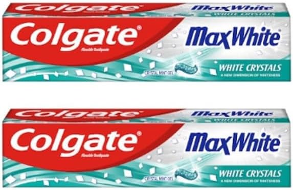 x2 Max White with White Crystals 100ml Each Toothpaste