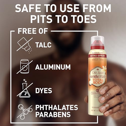 Old Spice Whole Body Deodorant For Men, Total Body Deodorant, Vanilla + Shea, Aluminum Free Deodorant Spray For 24/7 Freshness // Dermatologist Tested Whole Body Deodorant thumb #3