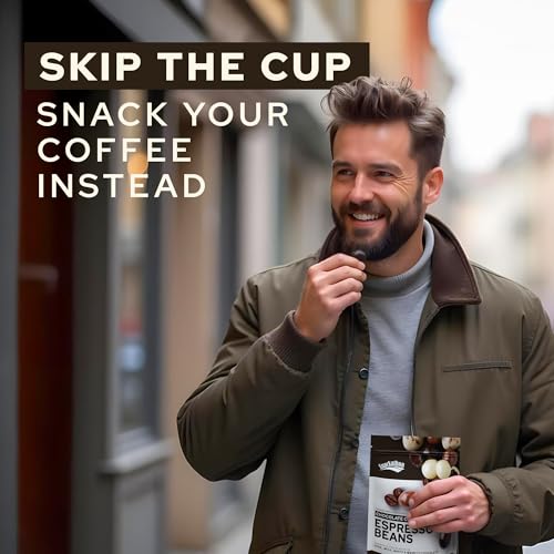 Snackathon 4-Chocolate Blend Espresso Beans 7 oz
