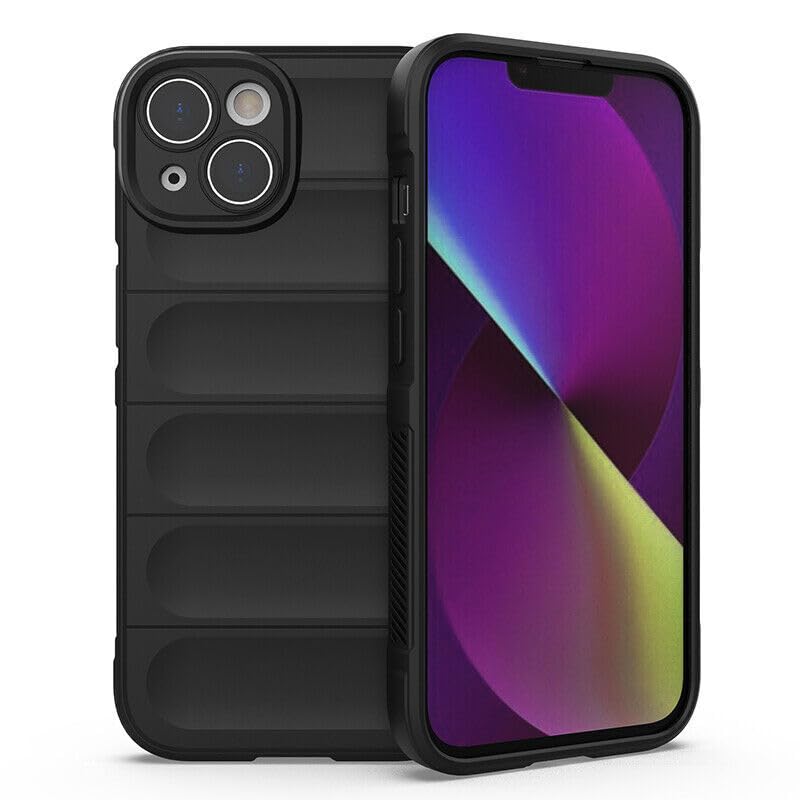 Coque iPhone 16E noire protection silicone rigide souple