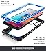 Galaxy A20 Rugged Clear Case, Galaxy A30 Case, Poetic Full-Body Hybrid Shockproof Bumper Cover, Built-in-Screen Protector, Guardian Series, Case for Samsung Galaxy A20 / Galaxy A30, Blue/Clear