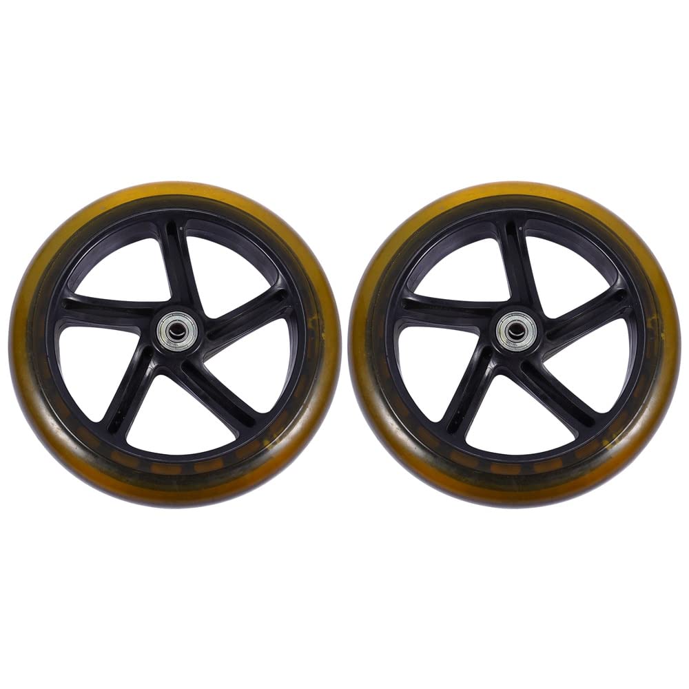 Ruote Monopattino Freestyle 2pcs Scooter Scooter Ruote ad Alta Elastica Resistente all'Usura PU. Ruote portanti Ruote Monopattino Elettrico