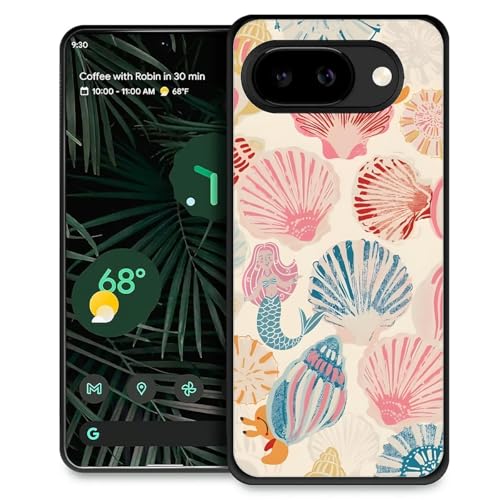 TAMEFOX Compatible with Google Pixel 10A Case,Slim Soft Shockproof TPU Women Girls Boys Protective Cover Case for Google Pixel 10A-Shell Beauty Mermaid
