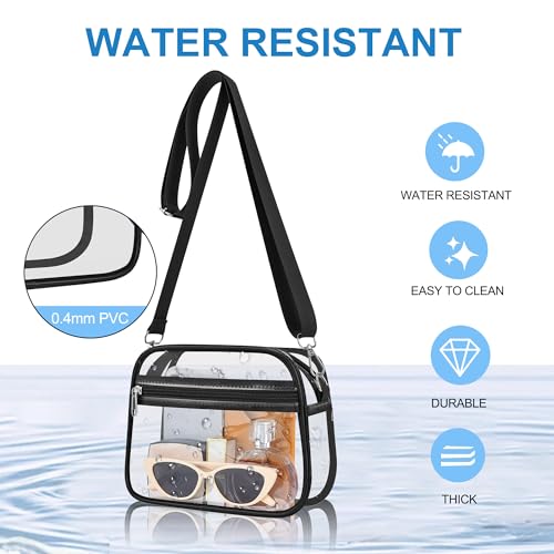 Clear Bag with Wide Adjustable Strap