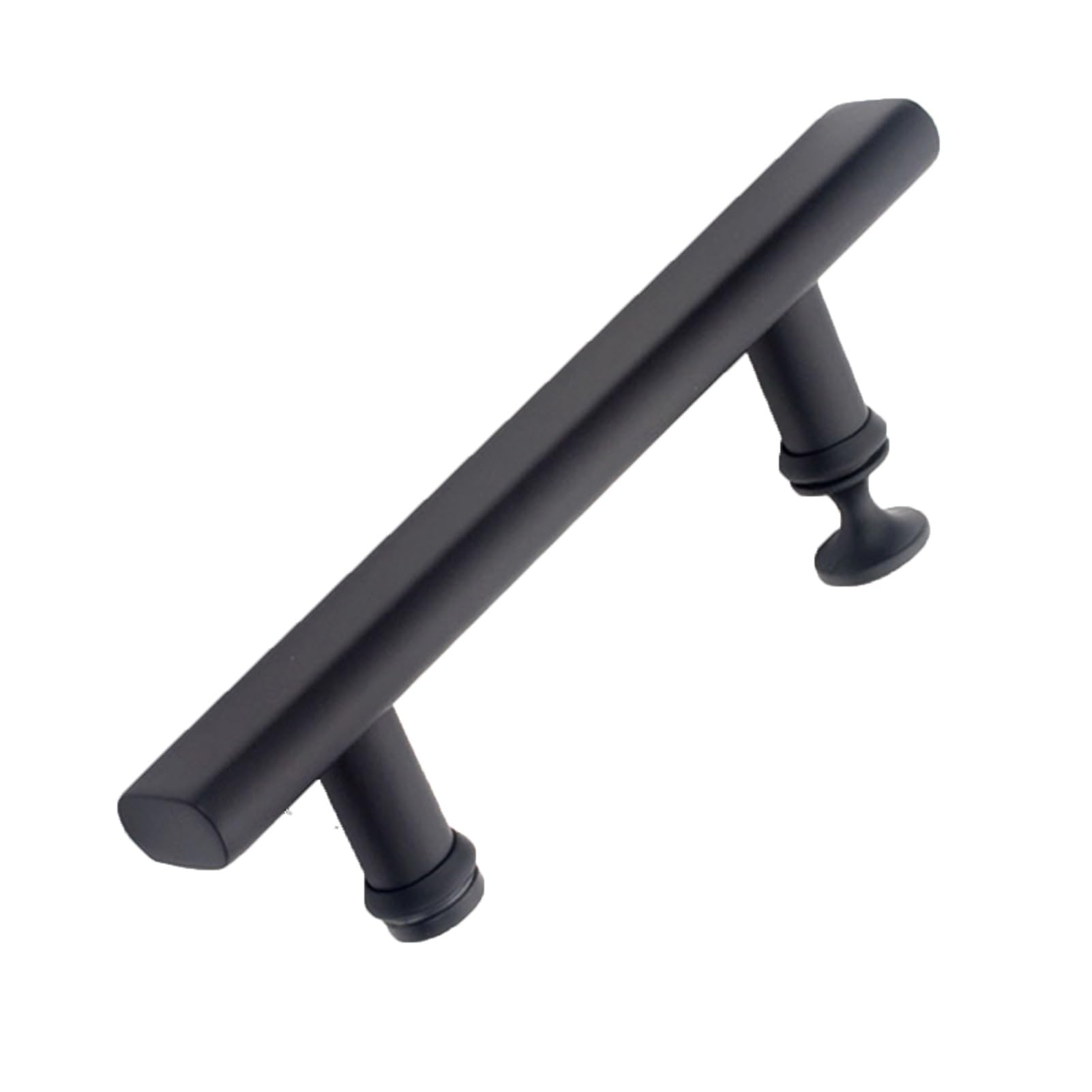 Poignée de rechange cabine de douche avec entraxe de 400 mm en inox noir mat