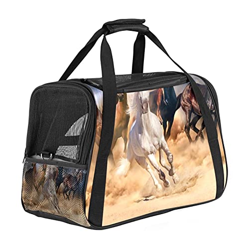 Bolsa portátil de viaje para mascotas, bolsas de viaje aprobadas por aerolíneas para gato y...