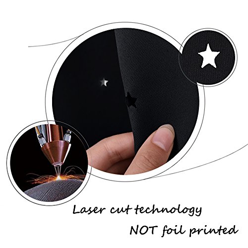 Nicetown Star Curtains For Kids Room - Room Darkening Nursery Essential Magic Laser Star Cutting Starry Night Curtains Draperies For Dorm/Bedroom (Double Panels, 52 Wide X 63 Inches Long) #TOP2