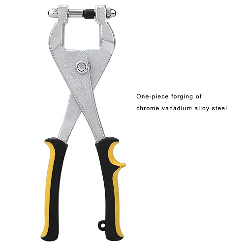 Miniatura 5 de Garosa Juego de perforadores de rejilla de techo de 9.57 pulgadas, kit de perforador de metal multiusos, agujero de mano de 0.129 in para perforar