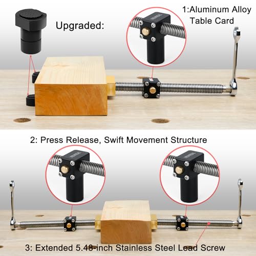 ViewReal Pacote com 2 braçadeiras para cães de banco, braçadeira ajustável de 3/10.2 cm com 4 unidad