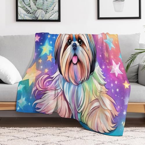 Manta de franela gruesa para sofá y cama con diseño 3D moderno de 130 x 150 cm 3
