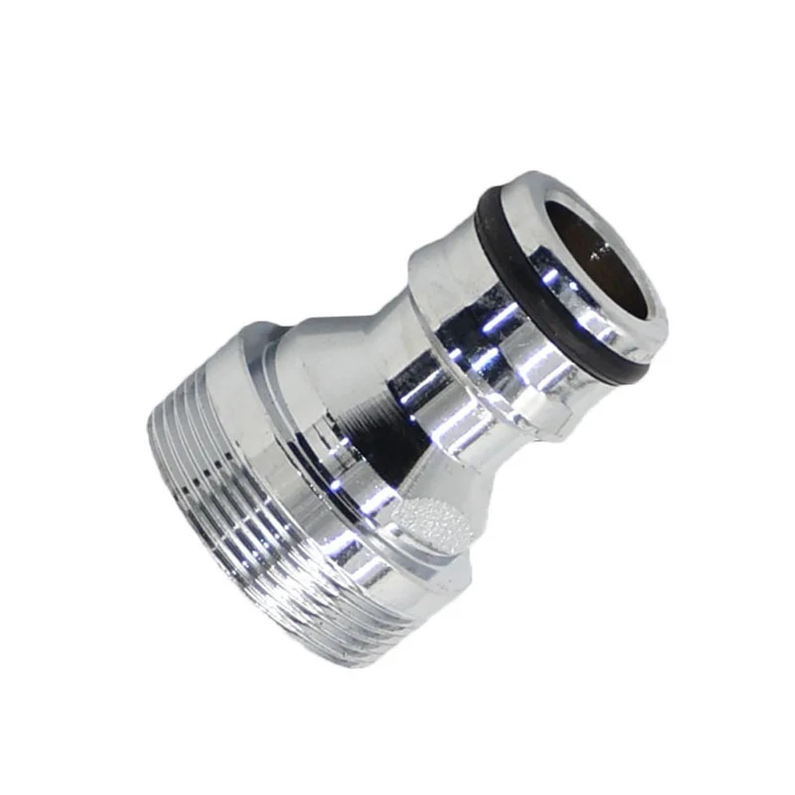 25Pcs Silver Male M24 to M22 Female Quick Connector Brass Nipple Faucet Garden Tap (Silver)