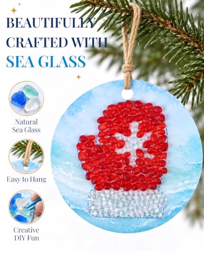 Sea Glass DIY Advent Calendar, 24pcs DIY Ornaments - image 7