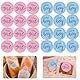 Gender Reveal Sticker Set, Gender Reveal party deko 120 pcs Team Boy&Team Girl Aufkleber mit Goldfolie Einladungen für Partyeinladungen und Abstimmungsspiele Reveal Partys(Pink Blau)
